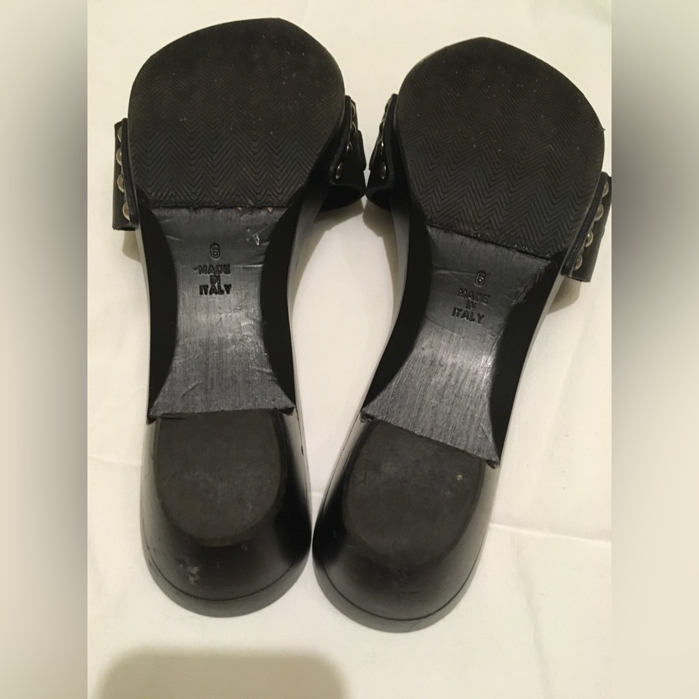Salvatore Ferragamo wood/leather slide 6! 🔥 - Picture 5 of 7